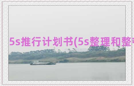 5s推行计划书(5s整理和整顿计划书)