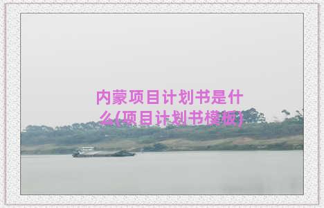 内蒙项目计划书是什么(项目计划书模板)